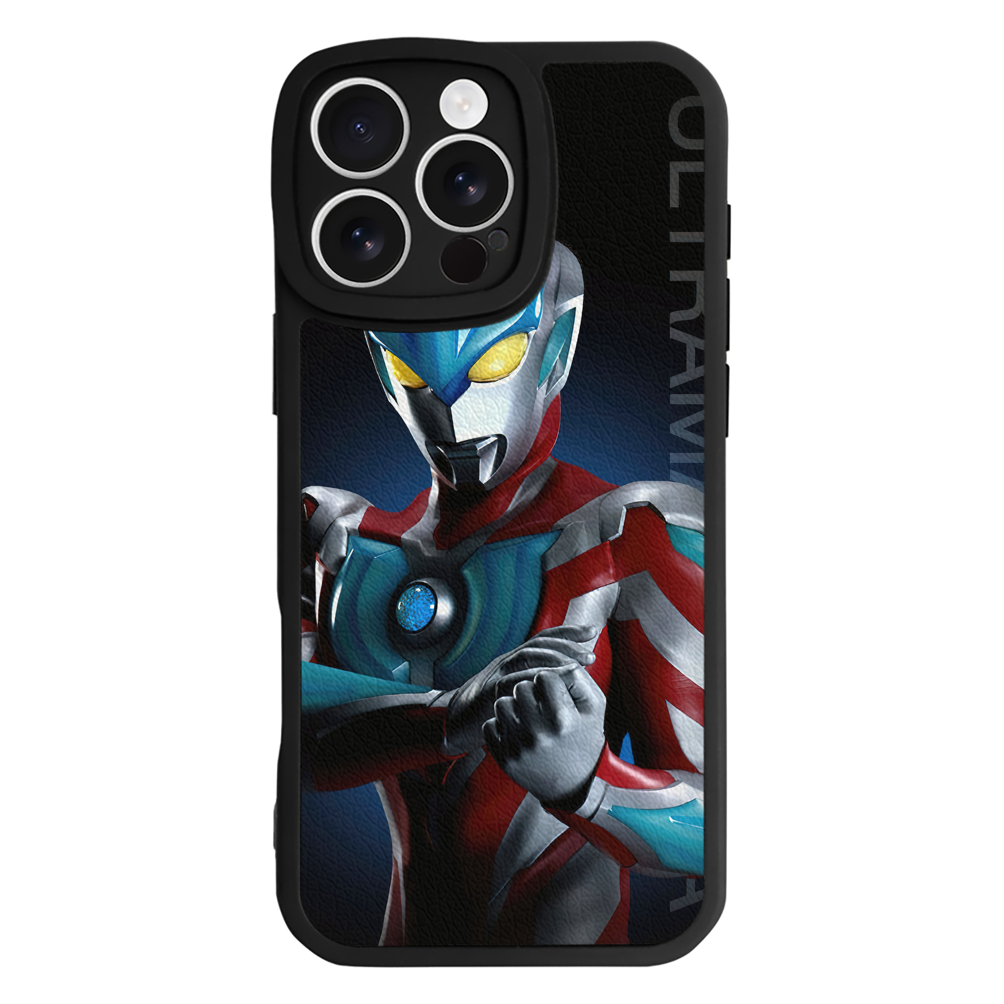 （画像用） ウルトラマン Ultraman 【iPhone 16シリーズ対応】シリコンスマホケース（レザー調） 材質：シリコン